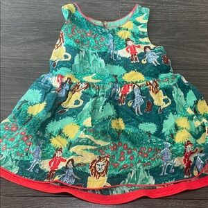 OshKosh B'gosh Colorful Wizard Of Oz Print Dress